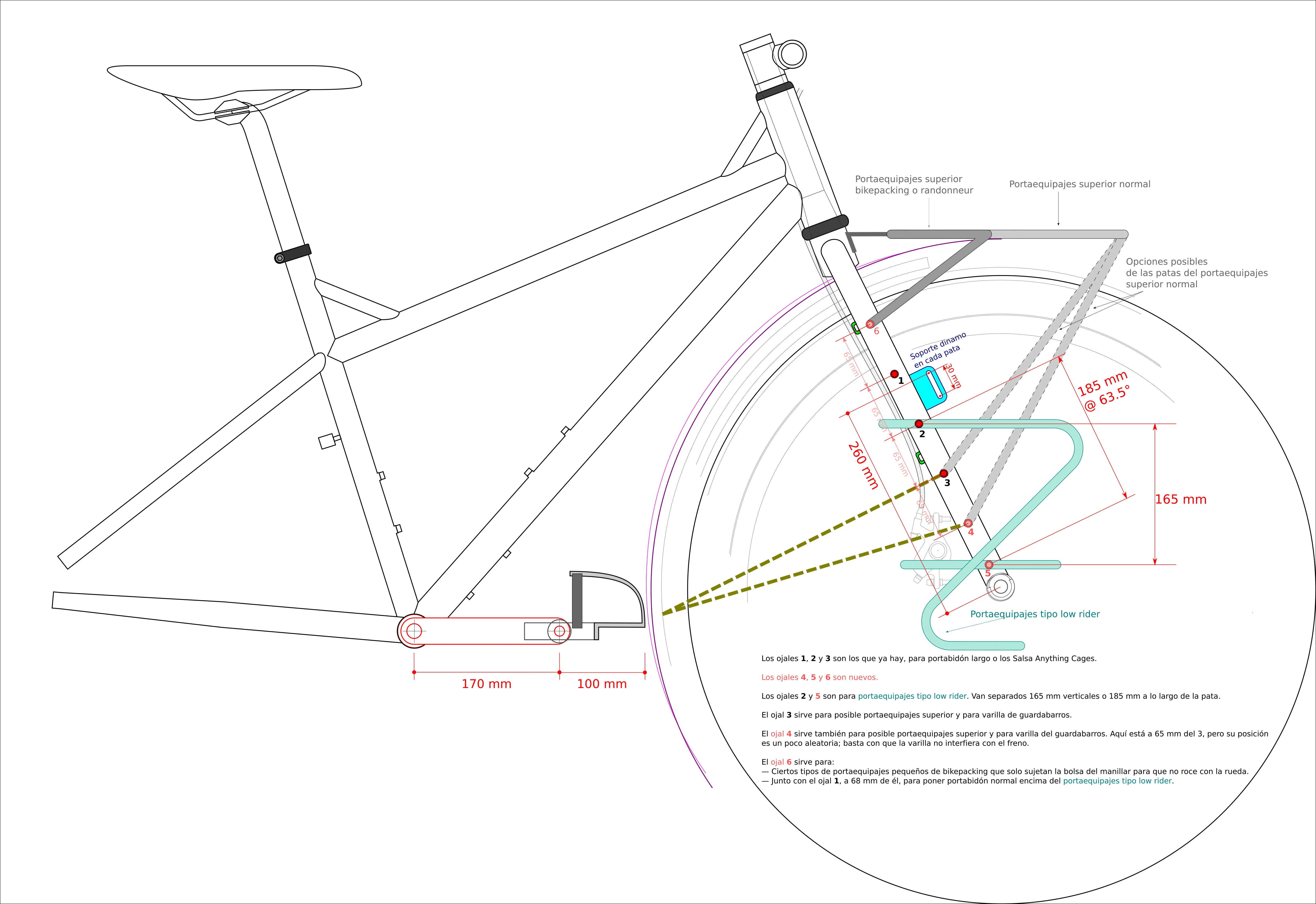 Frame detail of Oxia TT232