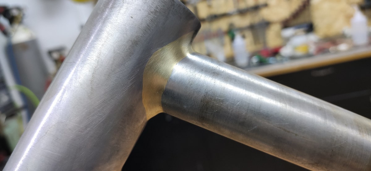 Polished brass fillet
