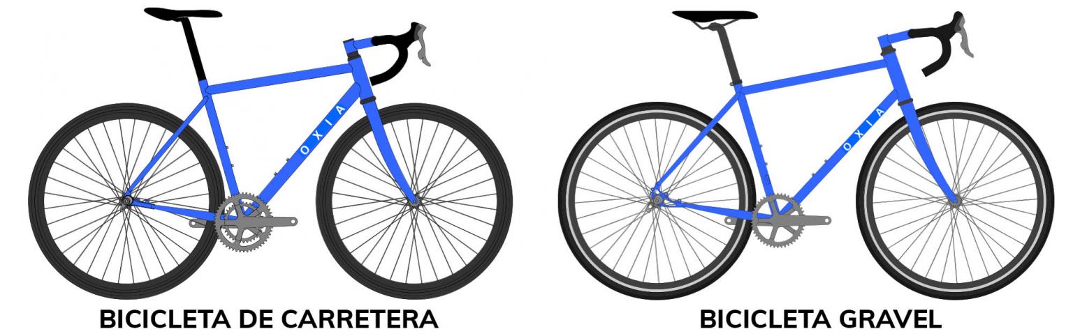 Diferencias entre una bicicleta gravel y una bicicleta de carretera