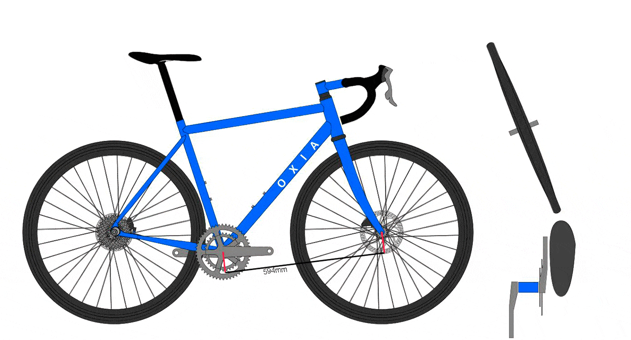 What front-centre means in bicycle geometry